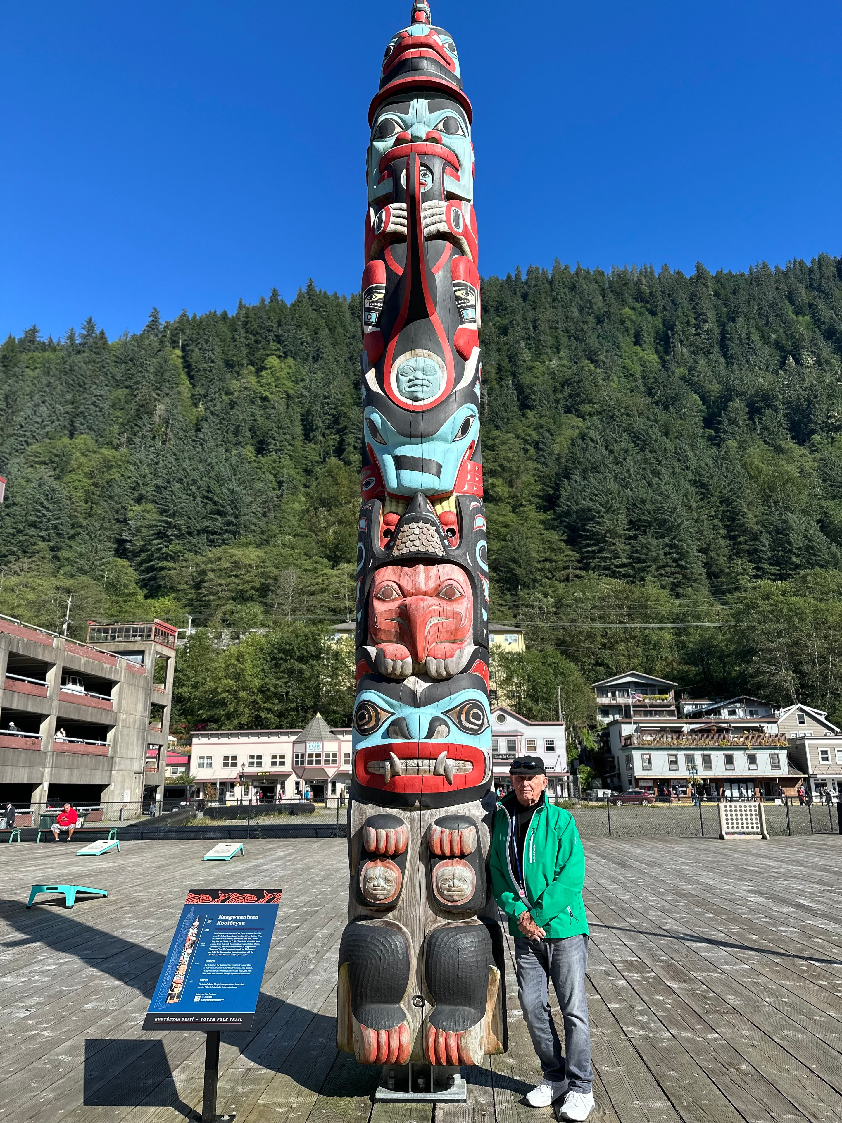 Totem pole in Juneau, Alaska