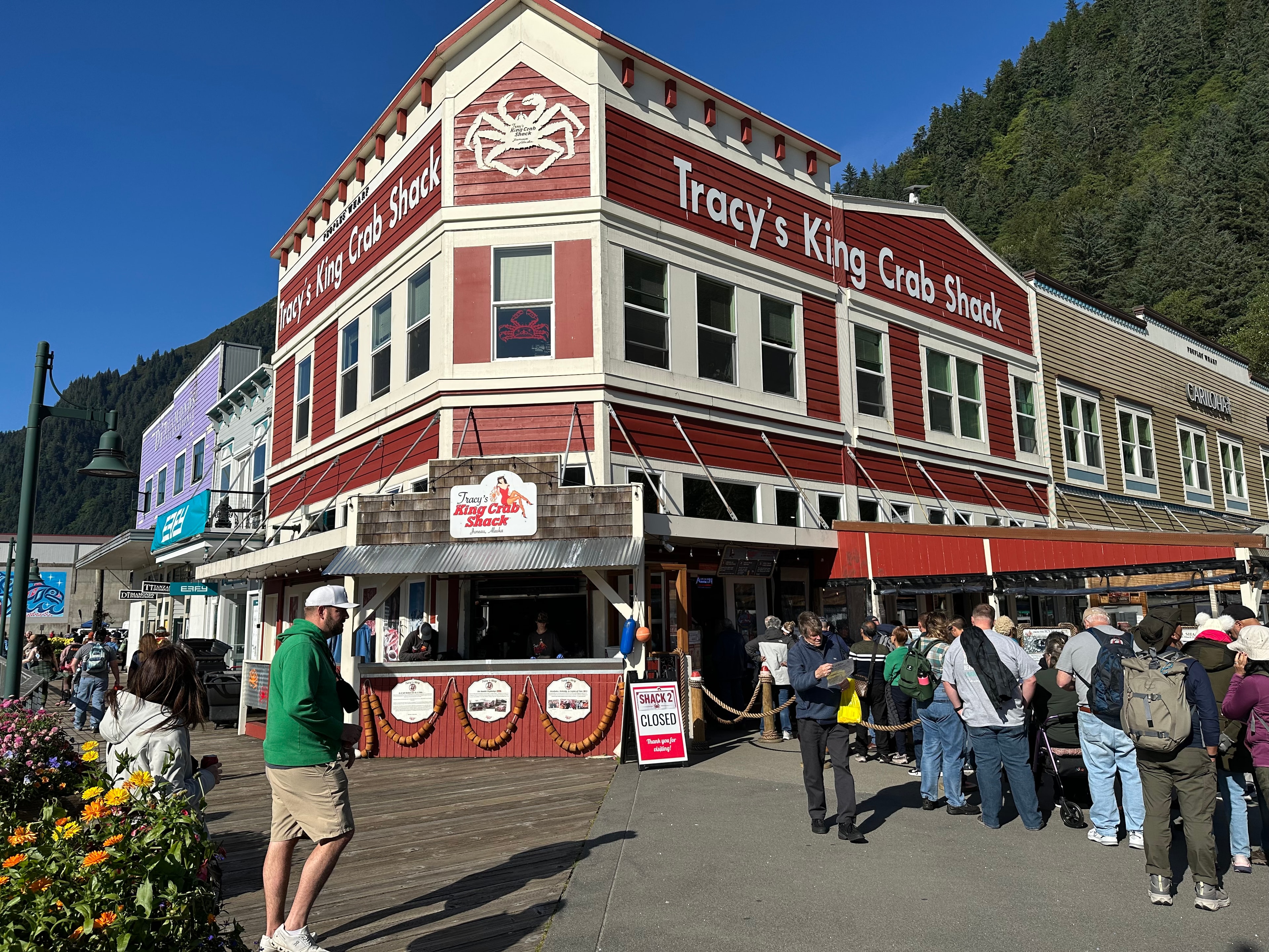 Tracy's King Crab Shack in Juneau, Alaska